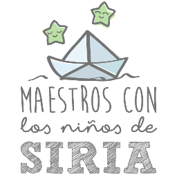 Maestros con los niños de Siria.